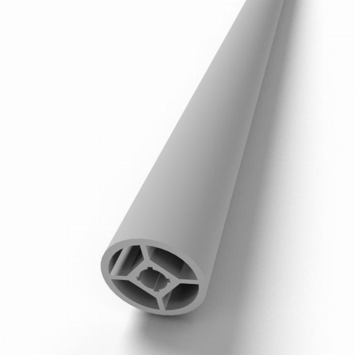 Kör alakú cső 28 mm-es eloxált alumínium maggal