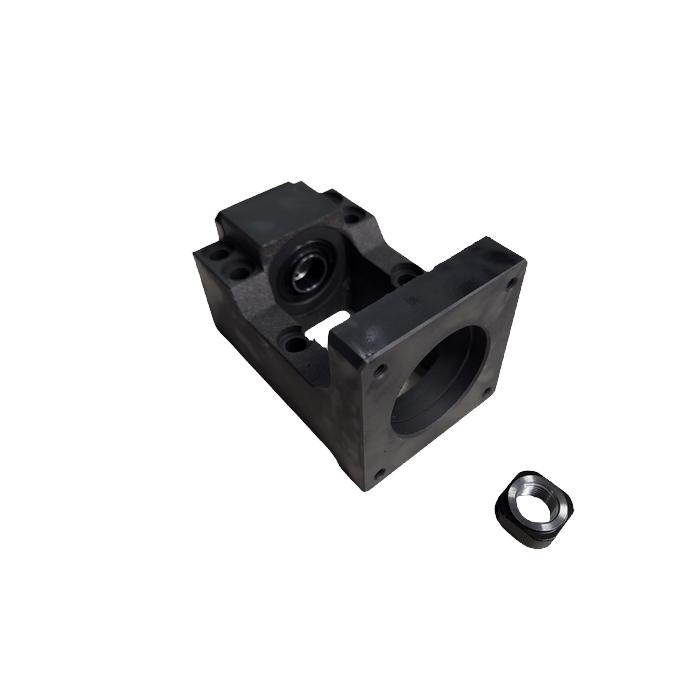 vaste lager BF12-57 incl. engine Mount NEMA23 in zwart aluminium