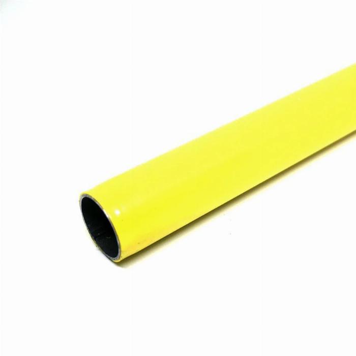 Circular tubes steel Dia. 28x1mm yellow
