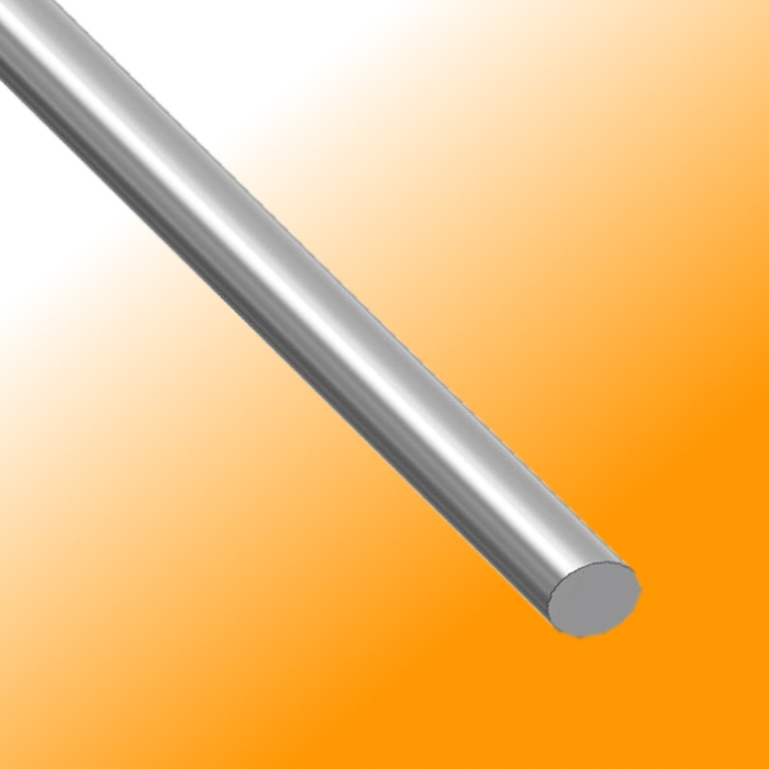 Axe de précision 10 mm h8 - aluminium - anodisé dur
