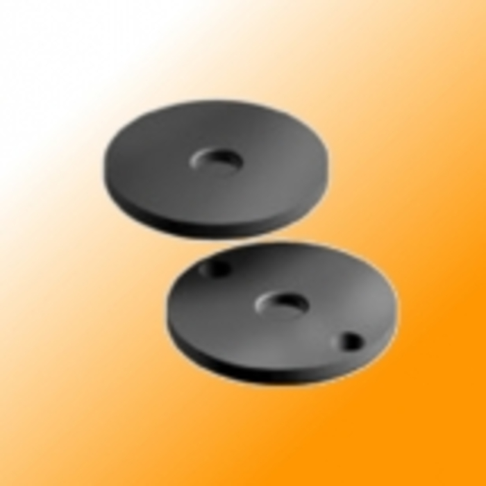 Anti-slip Plate 100 for Swivel Feet, Series 15,  with bolt hole