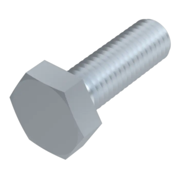 Sexkantsskruv DIN EN ISO 933 rostfritt stål<br>Storlek: M8x25