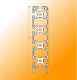 Aluminium profile 40x160 L 6N slot 8