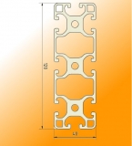 Aluminium profile 40x120L  slot 8
