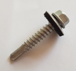 Self-drill sheet metal screw + sealing washer S5,5x32 A2