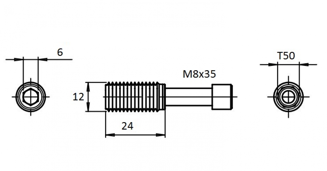 T-Matik Verbinder 20 I-Typ Nut 5 