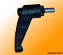 Locking Lever with external thread M5x10 made of plastic and steel