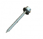 Hexagon wood screw with sealing washer 6,3x60 Stainless steel